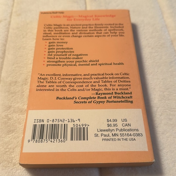 Llewellyn Celtic Magic reference book folklore selfhelp pagan - Picture 6 of 7